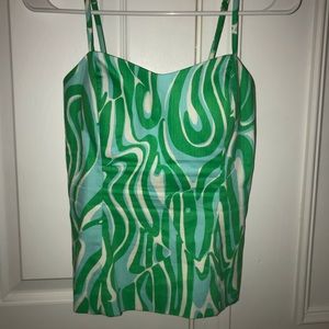 Lilly Pulitzer Green tank top